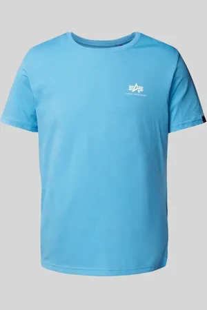 Alpha Industries T-Shirt mit Label-Print in , Größe L