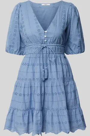 Pepe Jeans Minikleid mit V-Ausschnitt in , Größe L