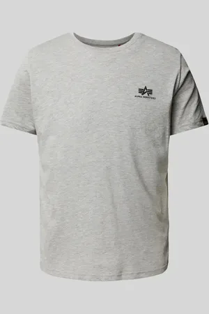 Alpha Industries T-Shirt mit Label-Print in , Größe L