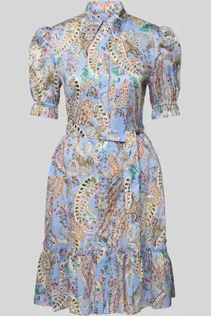 White Label Knielanges Kleid mit Puffärmeln in , Größe 36