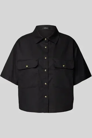 Opus Relaxed Fit Bluse mit Brustpattentaschen Modell 