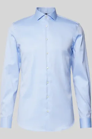 Jake*s Slim Fit Business-Hemd mit Haifischkragen in , Größe 35/36