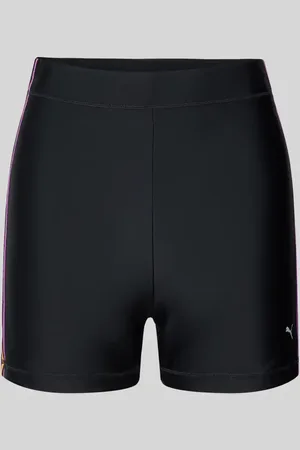 PUMA High Waist Bikini-Hose mit Logo-Print in , Größe L