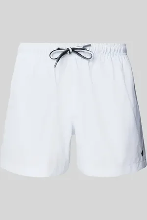 McNeal Relaxed Fit Badeshorts mit Logo-Stitching in , Größe L