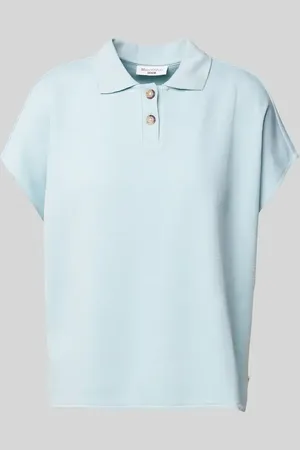 Marc O’ Polo Poloshirt mit kurzer Knopfleiste in , Größe L