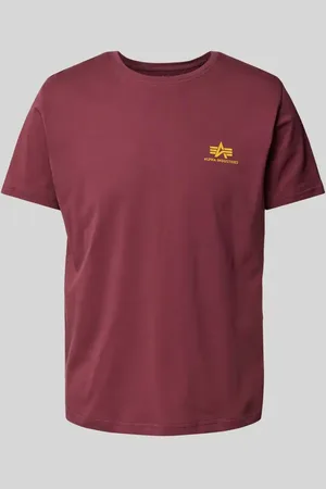 Alpha Industries T-Shirt mit Label-Print in , Größe L