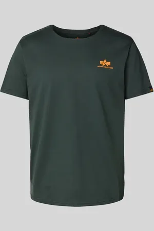 Alpha Industries T-Shirt mit Label-Print in , Größe L