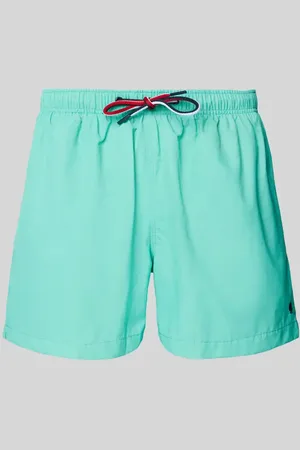 McNeal Relaxed Fit Badeshorts mit Logo-Stitching in , Größe L