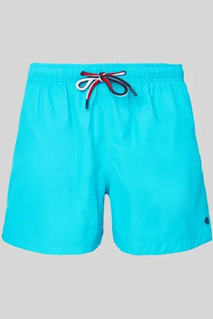 McNeal Relaxed Fit Badeshorts mit Logo-Stitching in , Größe L