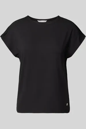 Zabaione T-Shirt mit Logo-Applikation Modell 