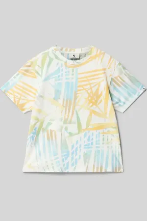 Garcia T-Shirt mit geripptem Rundhalsausschnitt in , Größe 152
