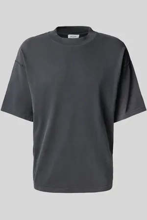 American Vintage T-Shirt mit geripptem Rundhalsausschnitt Modell 