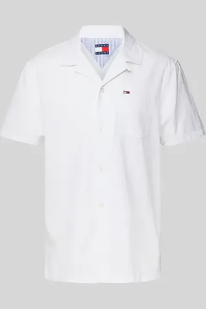 Tommy Hilfiger Regular Fit Freizeithemd aus Baumwoll-Leinen-Mix in , Größe L