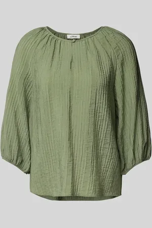 QS by s.Oliver Relaxed Fit Blusenshirt aus Viskose-Mix in , Größe 34