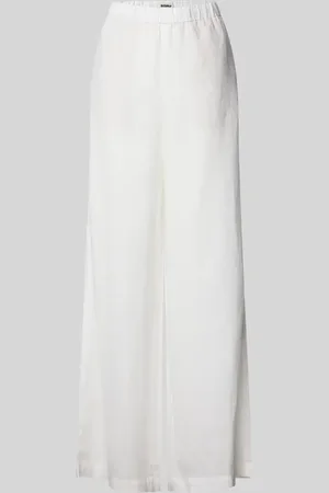 ECOALF Wide Leg Leinenhose mit elastischem Bund Modell 