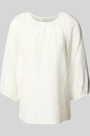 QS by s.Oliver Relaxed Fit Blusenshirt aus Viskose-Mix in , Größe 36