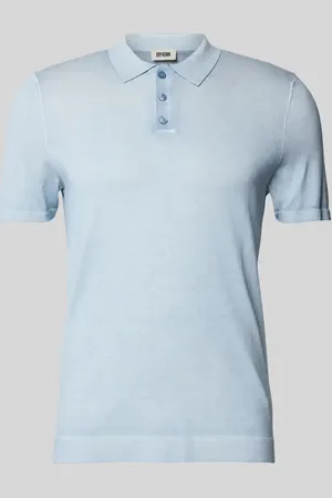 Drykorn Slim Fit Poloshirt mit gerippten Abschlüssen Modell 