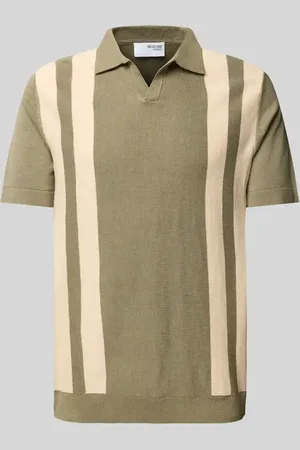 SELECTED Poloshirt mit V-Ausschnitt Modell 