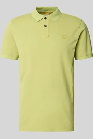 Camel Active Regular Fit Poloshirt mit Logo-Stitching in , Größe L