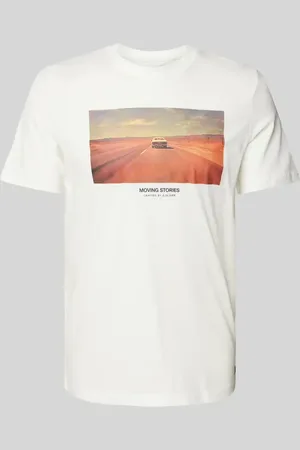 QS by s.Oliver Regular Fit T-Shirt aus reiner Baumwolle in , Größe L