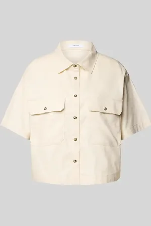 Opus Relaxed Fit Bluse mit Brustpattentaschen Modell 