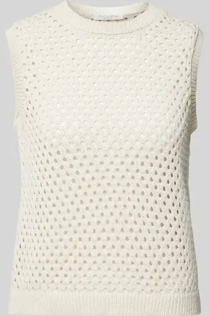Christian Berg Stricktop mit Lochmuster in , Größe L