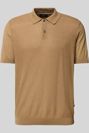 Maerz Poloshirt mit gerippten Abschlüssen in , Größe 48