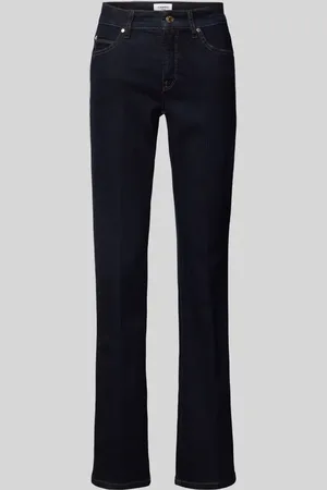 Cambio Bootcut Jeans mit Label-Details Modell 
