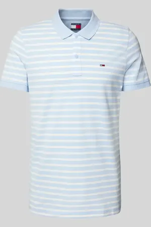 Tommy Hilfiger Regular Fit Poloshirt aus reiner Baumwolle mit Logo-Stitching in , Größe L