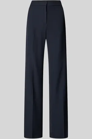 Review High Waist Stoffhose mit Bügelfalten in , Größe L