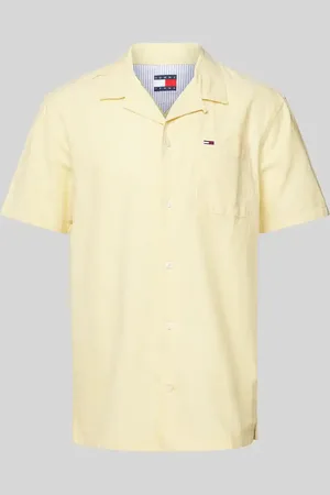 Tommy Hilfiger Regular Fit Freizeithemd aus Baumwoll-Leinen-Mix in , Größe L