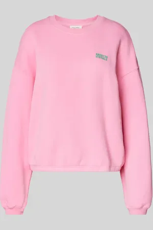 American Vintage Sweatshirt mit Label-Print Modell 
