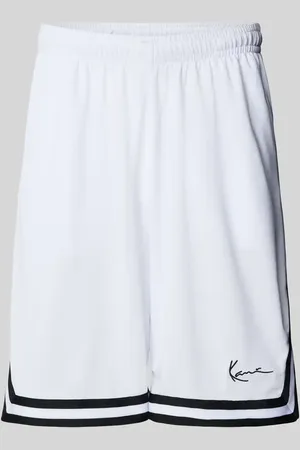 Karl Kani Baggy Fit Shorts mit Strukturmuster in , Größe L