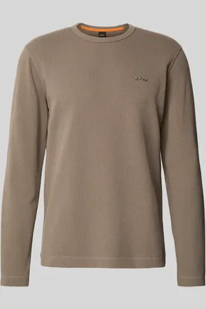 HUGO BOSS Longsleeve mit Label-Stitching Modell 