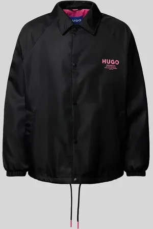 Hugo Blue Jacke mit Label-Print Modell 