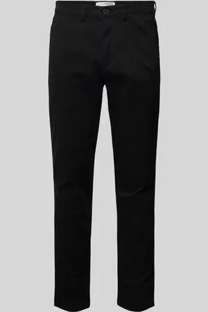 SELECTED Slim Fit Chino in unifarbenem Design Modell 