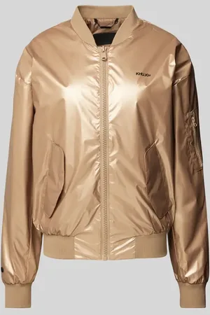 Khujo Bomberjacke mit Label-Print Modell 
