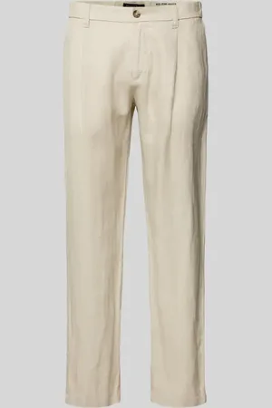Marc O’ Polo Tapered Leinenhose mit Bundfalte Modell 
