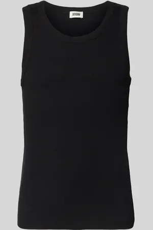 Drykorn Top aus Feinripp mit Rundhalsausschnitt Modell 