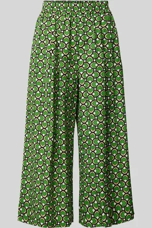 Max Mara Wide Leg Stoffhose mit gelegten Falten Modell 