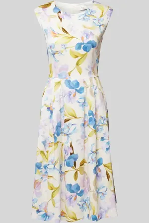 ETERNA Midikleid mit gelegten Falten in , Größe 34