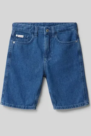 Calvin Klein Relaxed Fit Jeansshorts im 5-Pocket-Design in , Größe 152