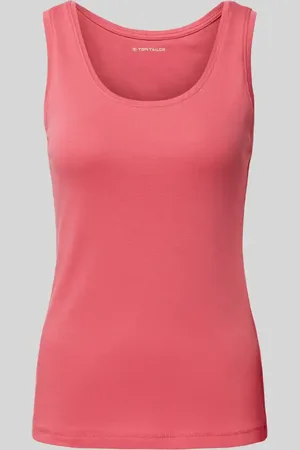 TOM TAILOR Slim Fit Tank Top aus Baumwoll-Mix in , Größe L