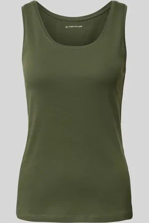 TOM TAILOR Slim Fit Tank Top aus Baumwoll-Mix in , Größe L