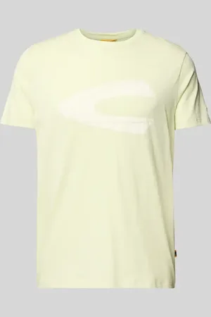 Camel Active T-Shirt mit gerippten Abschlüssen in , Größe L