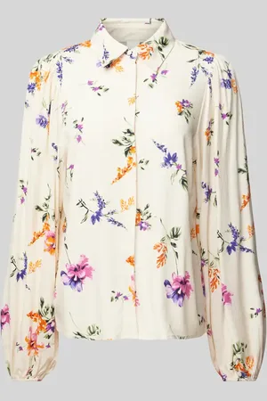 Y.A.S Regular Fit Bluse mit Ballonärmeln Modell 