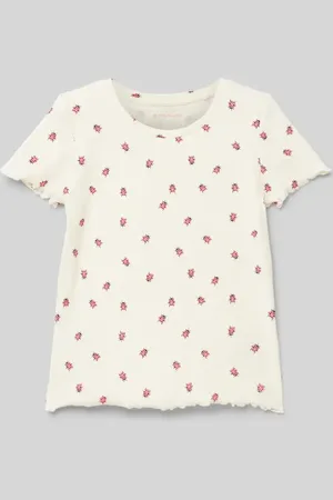TOM TAILOR Regular Fit T-Shirt mit Rundhalsausschnitt in , Größe 104