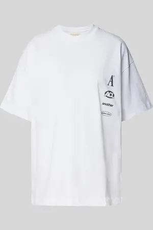 Another Cotton Lab T-Shirt mit Label-Print in , Größe L