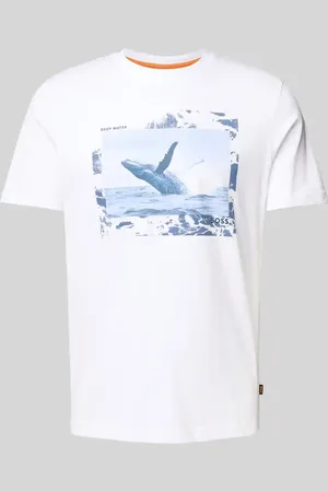HUGO BOSS T-Shirt mit Motiv-Print in , Größe L