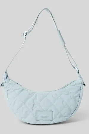 Seidenfelt Handtasche mit Steppnähten Modell 
